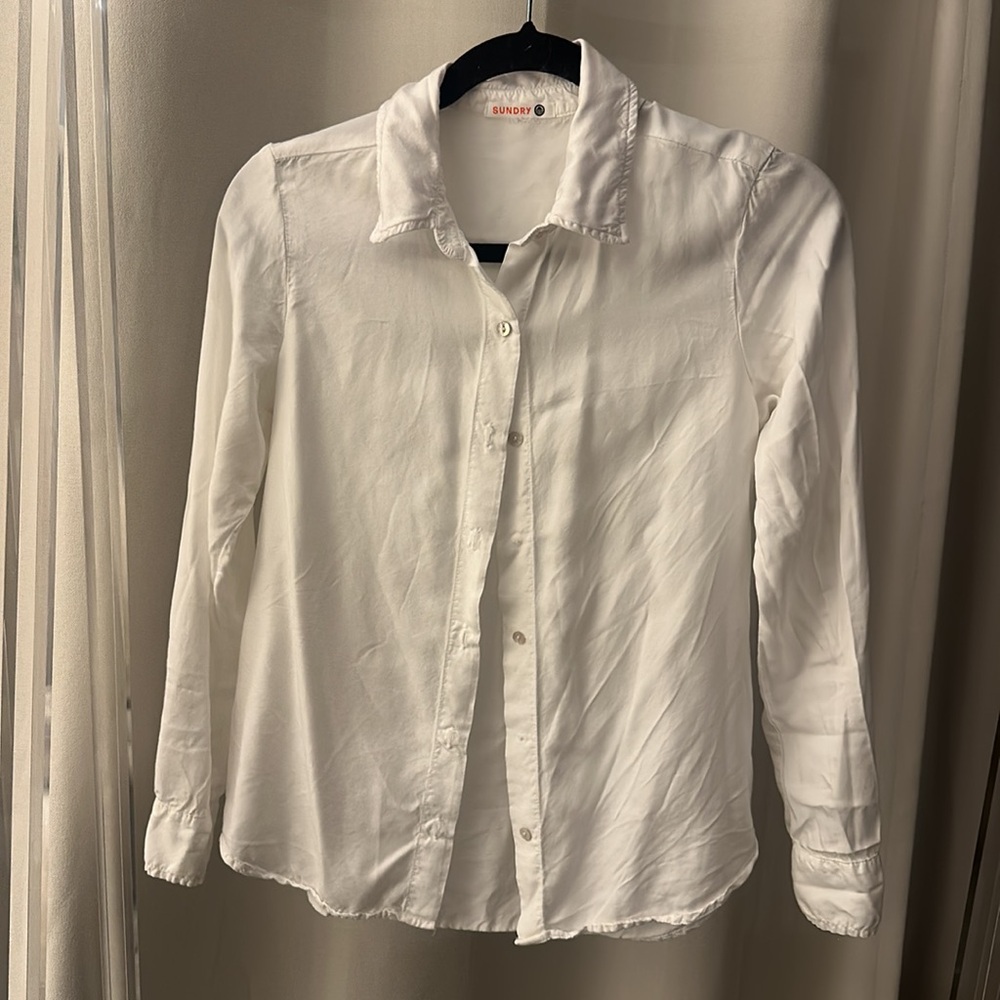 Sundry Classic white button down